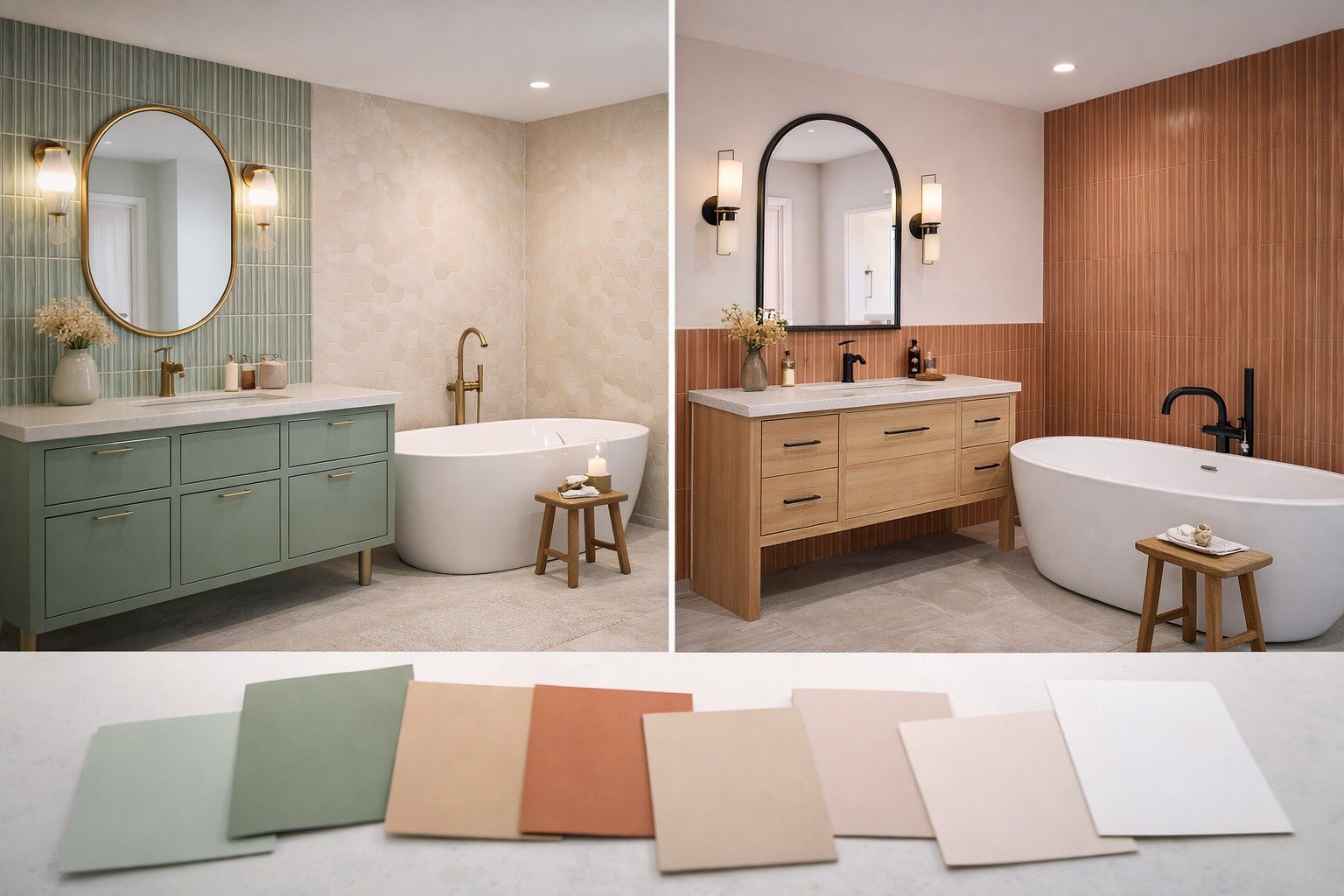 2025 Bathroom Color Trends